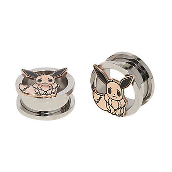 Eevee Cut-Out 3/4 Steel Plugs